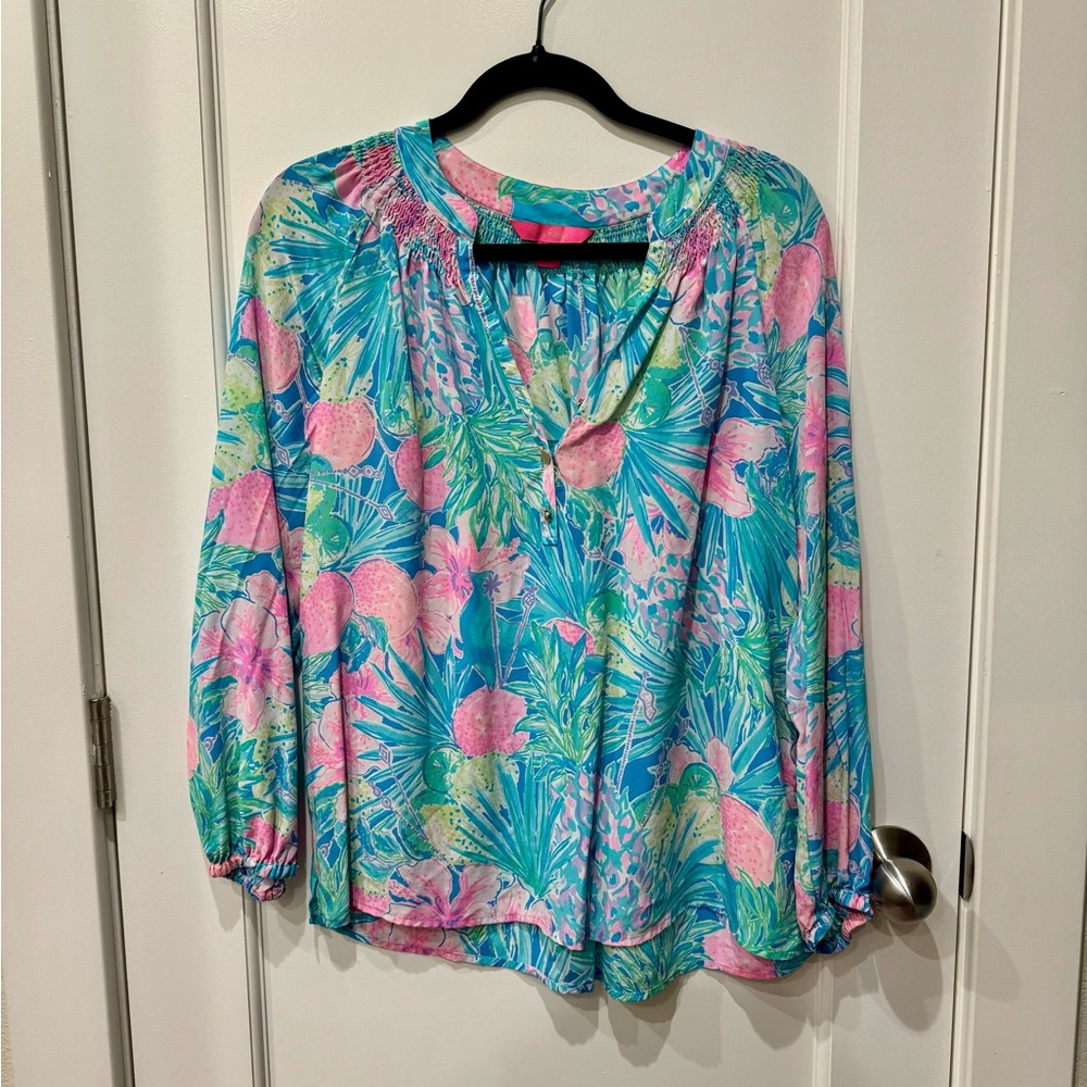 Lilly Pulitzer Elsa Silk Top